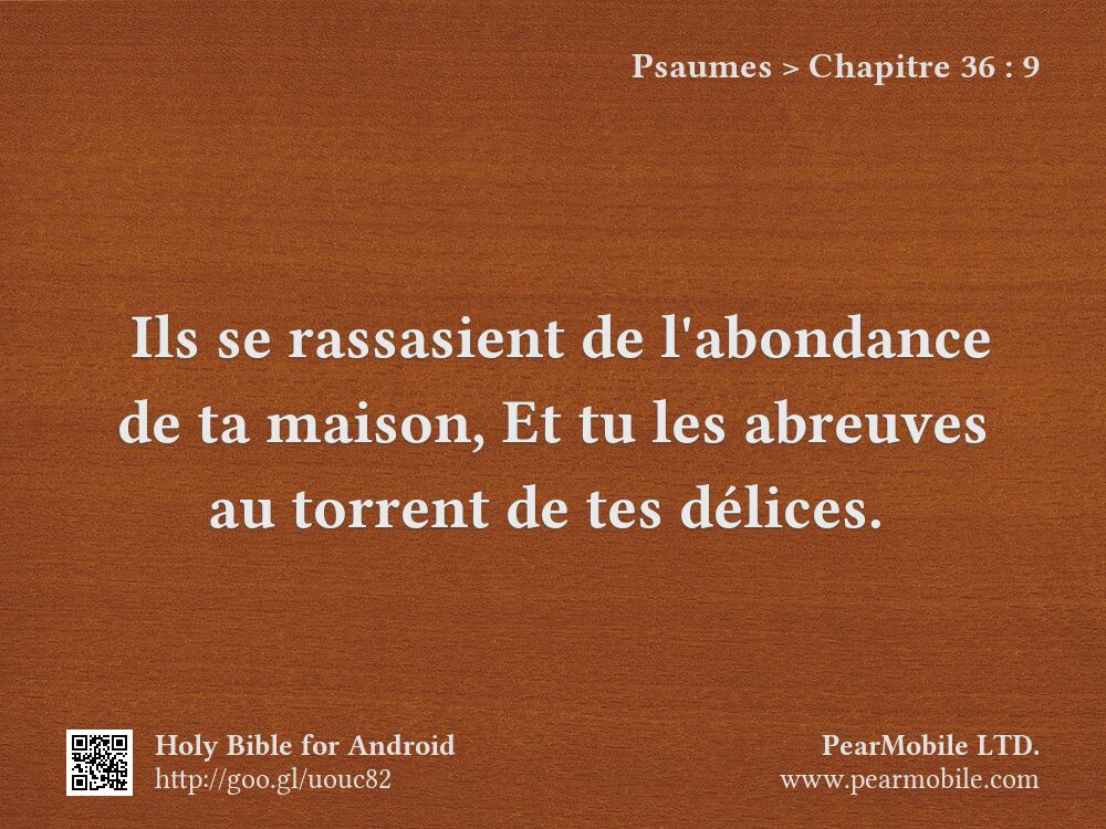 Psaumes, Chapitre 36:9